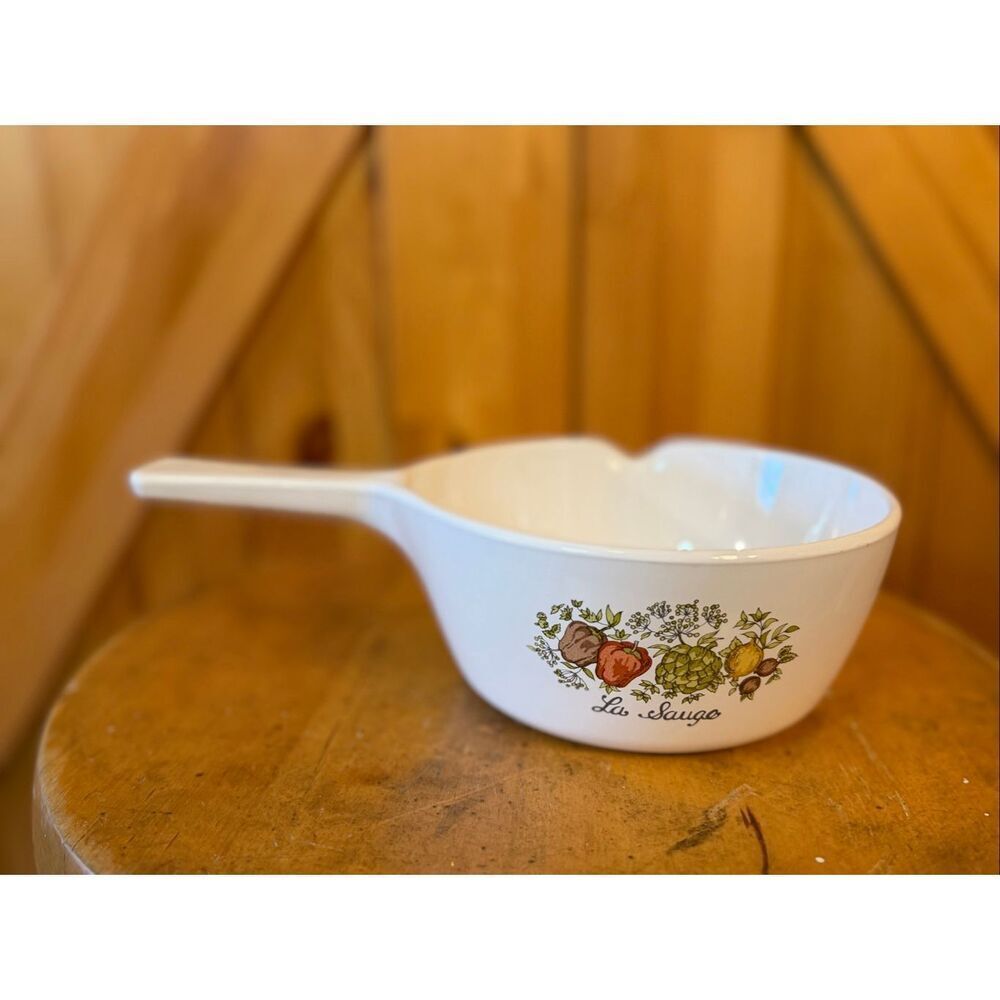 Vintage Corning Ware Spice of Life La Sauge P-89-B 2.5 Cup Saucepan P-82-b 750ml